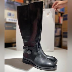 Aerosoles Martha Stewart Julia Brown Leather Knee High Classic Riding Boot S 6